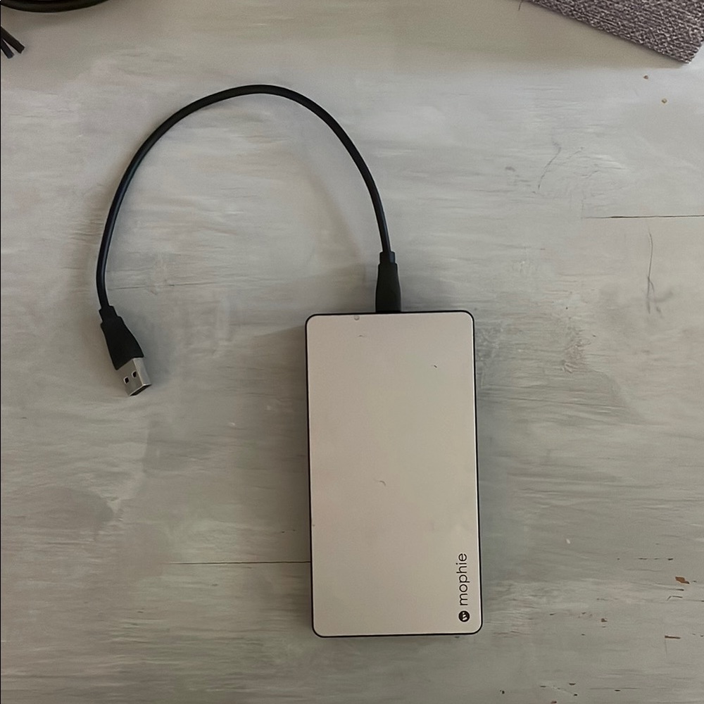 Mophie Silver Portable Charger